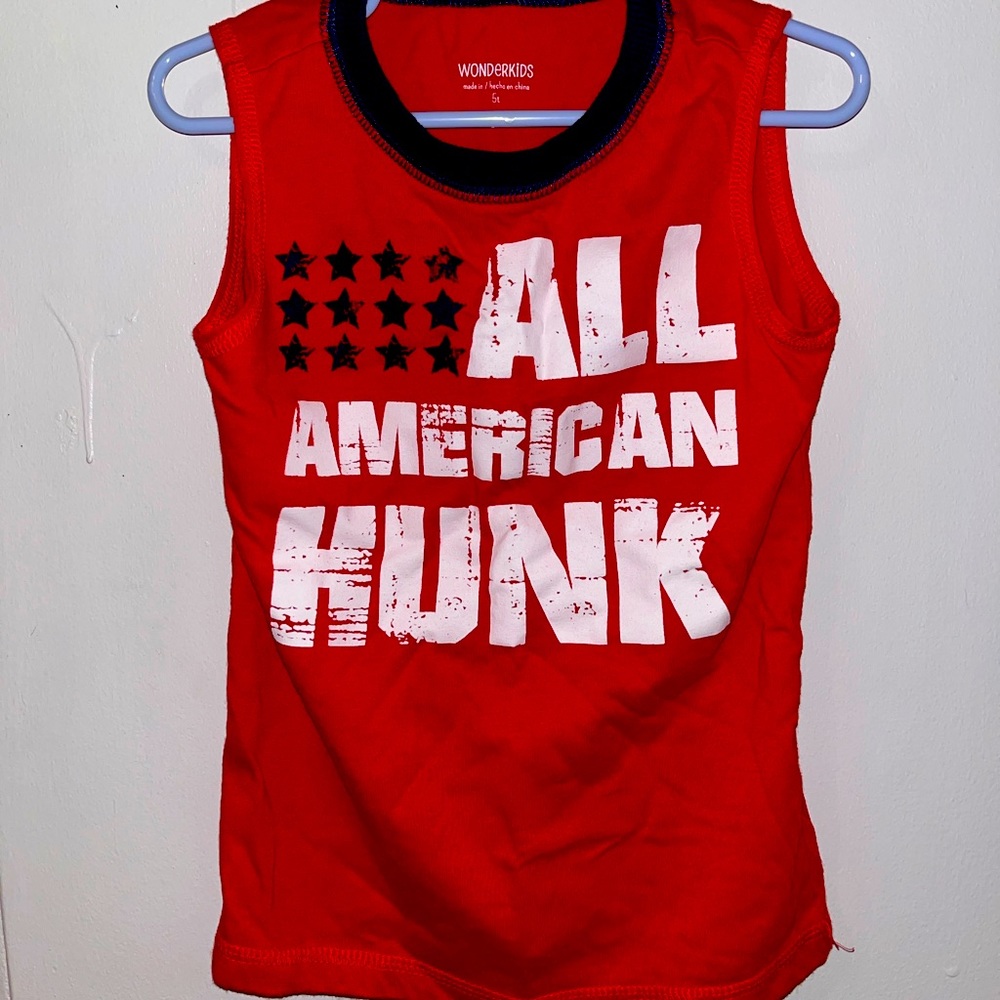 4th of July Boys Tanktop